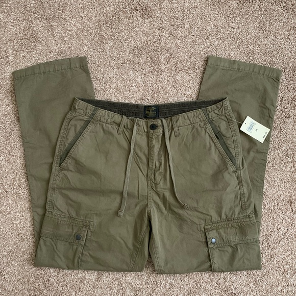 Lucky Brand Other - *SOLD* Lucky Brand Men’s Olive Khaki Cargo Pants
